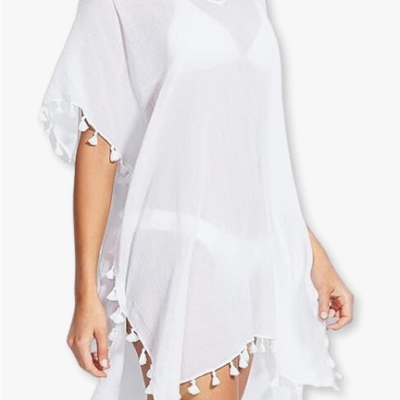 Other - White Tassel Swim Cover-Up